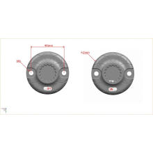 Base circular de accesorios de kayak con dieciséis esquinas